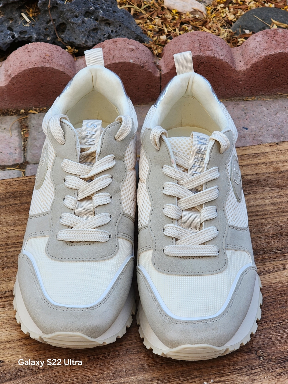 Sam & Libby Women's Warm Smoke Randal Mesh Casual Platform Sneakers Size 8.5 - Picture 8 of 8